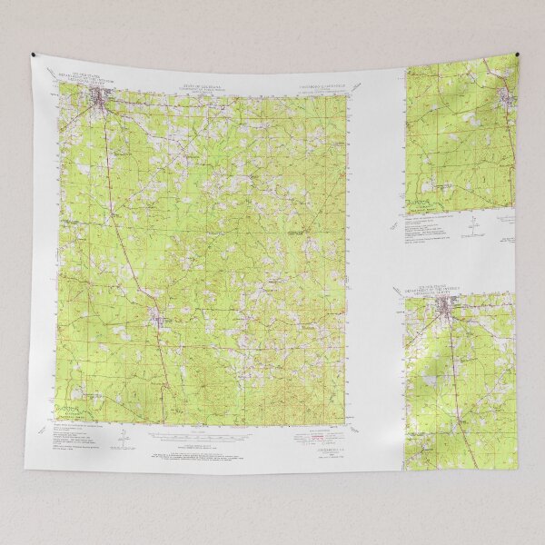 Artikelvorschau, USGS TOPO Map Louisiana LA Jonesboro 334682 1949 62500 entworfen und verkauft von WetdryvacRB01.