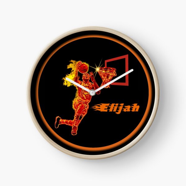Item preview, Elijah fiery basketball player  designed and sold by Attiva.