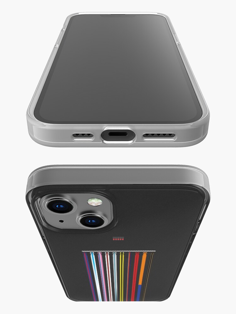 Alternative Ansicht von F1 2019 Raster minimalistische Kunst iPhone-Hülle