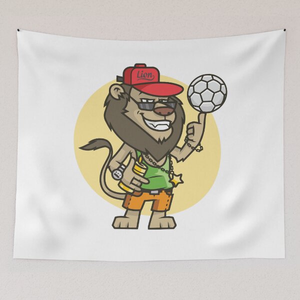 Item preview, cool funny handball lion designed and sold by eiwo87.