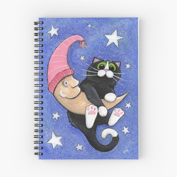 Item preview, The Cat and the Moon designed and sold by LisaMarieArt & Illustration.