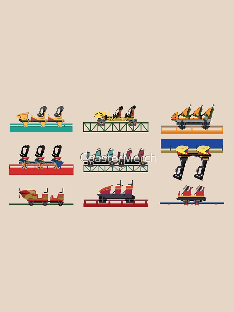 Busch Gardens Africa Coaster Cars by CoasterMerch