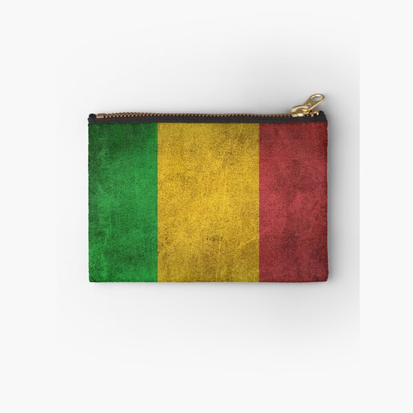 Item preview, Old and Worn Distressed Vintage Flag of Mali designed and sold by JeffBartels.