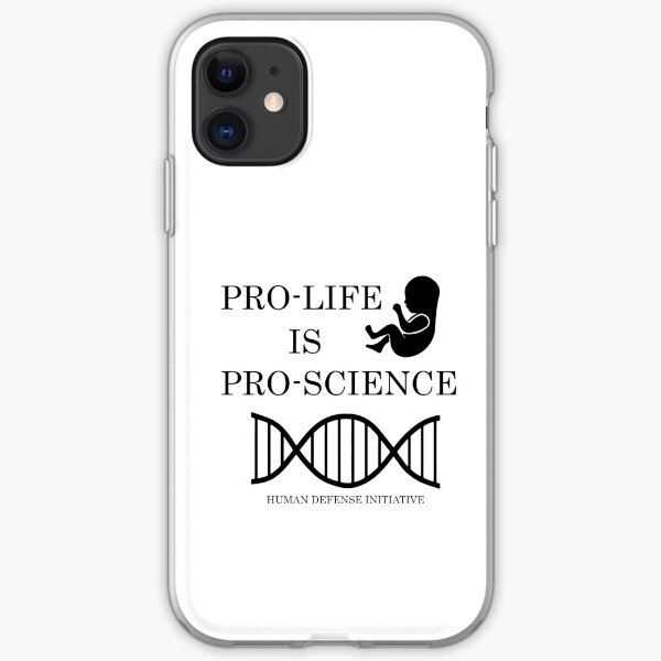 Pro-life, pro-science iPhone Soft Case