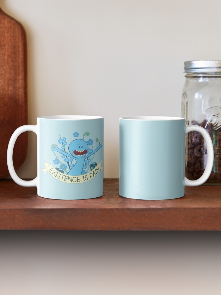 Alternate view of Existence is Pain Mug