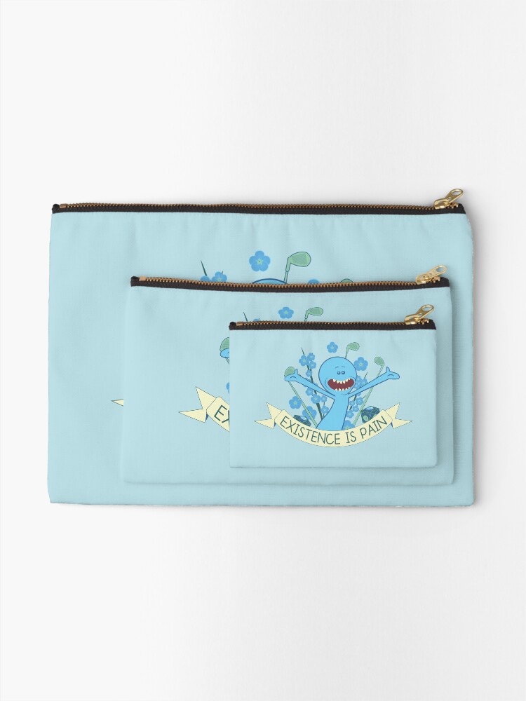 Alternate view of Existence is Pain Zipper Pouch
