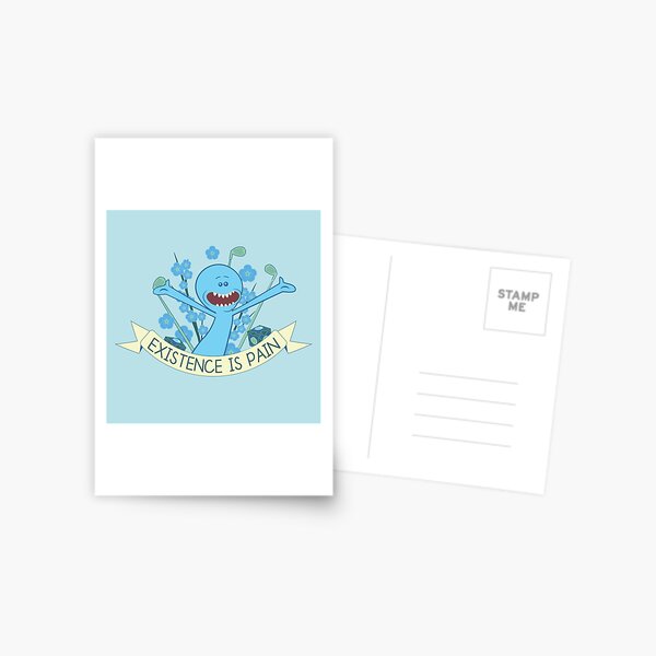 Existence is Pain Postcard