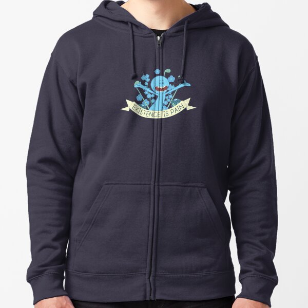 Existence is Pain Zipped Hoodie