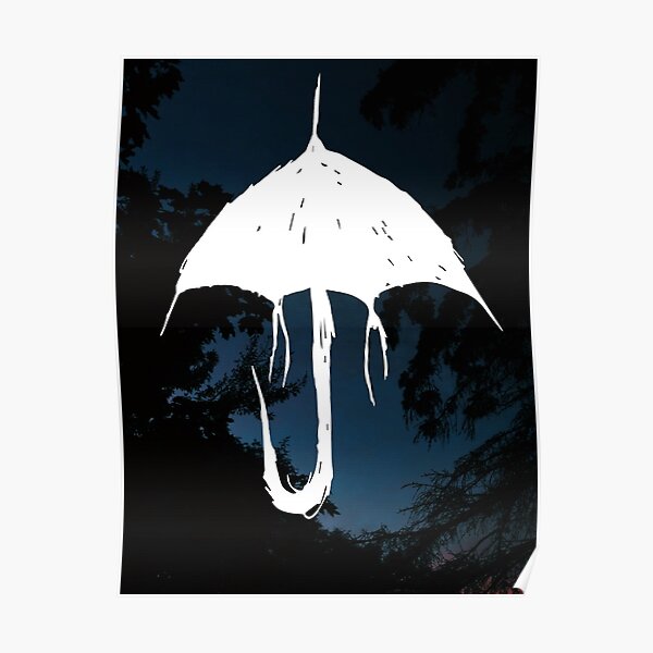 Croquis de parapluie Poster