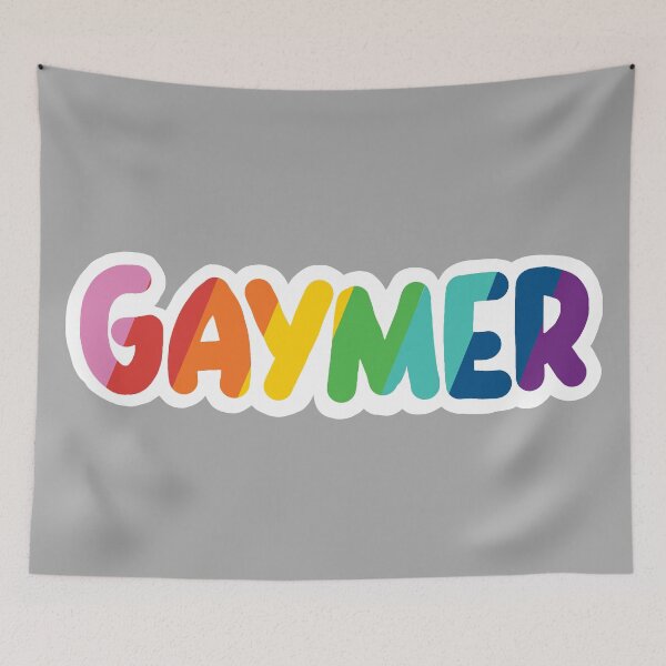 Item preview, GAYMER - Gilbert Baker Pride Flag designed and sold by kayesdoodles.