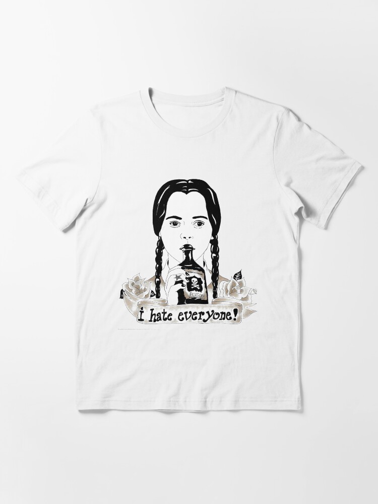 Famille Addams mercredi addams je déteste tout le monde KID'S T-Shirt Famille Addams mercredi addams je déteste tout le monde KID'S T-Shirt