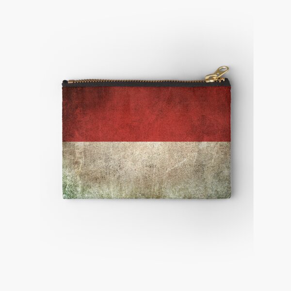 Item preview, Old and Worn Distressed Vintage Flag of Monaco designed and sold by JeffBartels.