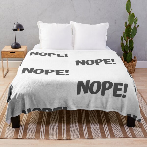 Item preview, nope! fan art cool design awkwardly social goes with every occasion designed and sold by Urban Binge.