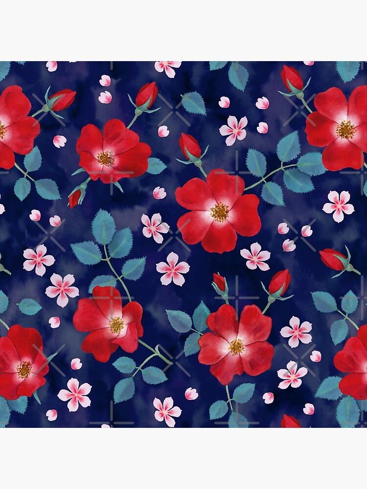 Moody Wild Roses by nadyanadya