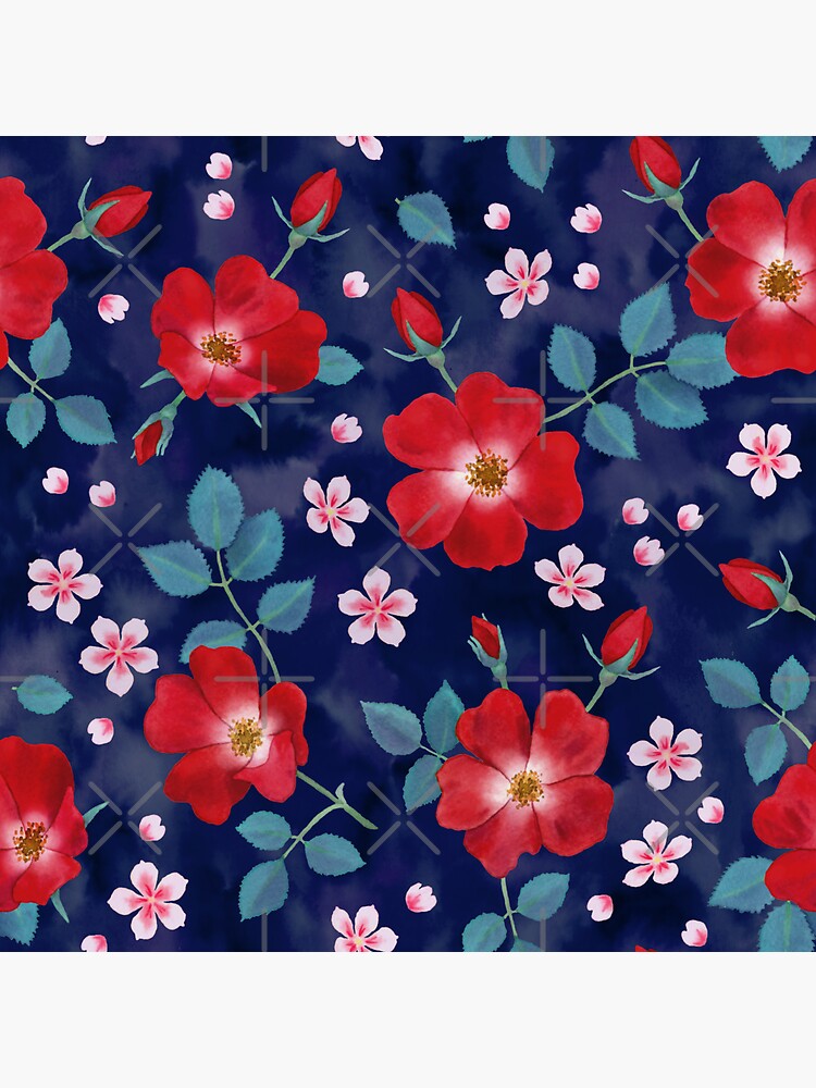 Moody Wild Roses by nadyanadya
