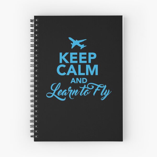 Item preview, Keep Calm and Learn to Fly designed and sold by Amber Aviation Lover.