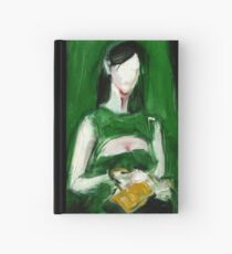 Fashion and Victim Painting "Green and Beauty" Hardcover Journal