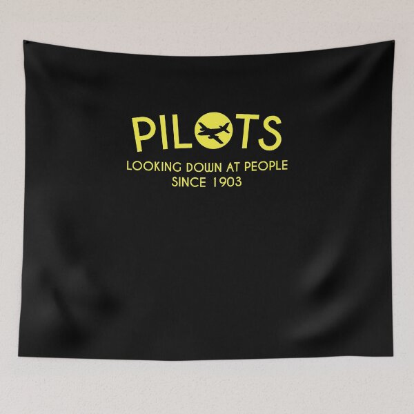 Item preview, Pilots looking down at people since 1903 designed and sold by Amber Aviation Lover.