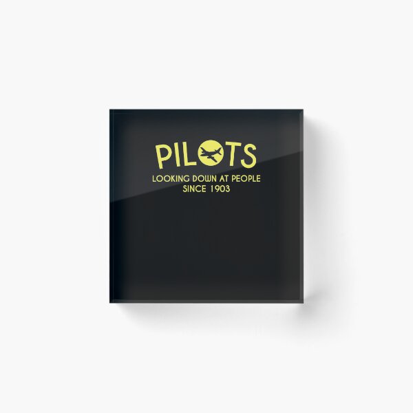 Item preview, Pilots looking down at people since 1903 designed and sold by Amber Aviation Lover.