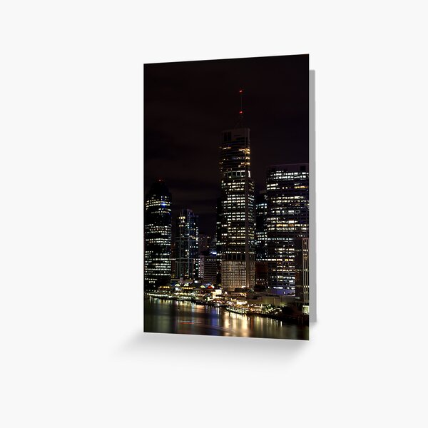 lights of brissy Greeting Card
