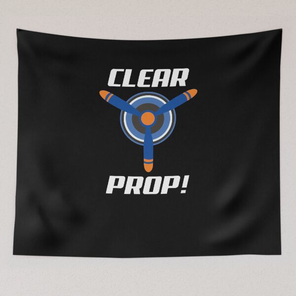 Item preview, Clear Prop with Propeller Picture designed and sold by Amber Aviation Lover.