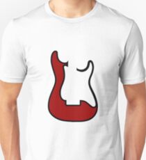 Red/Black Strat Unisex T-Shirt