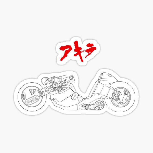 Anime Motorcycle Stickers for Sale  Redbubble