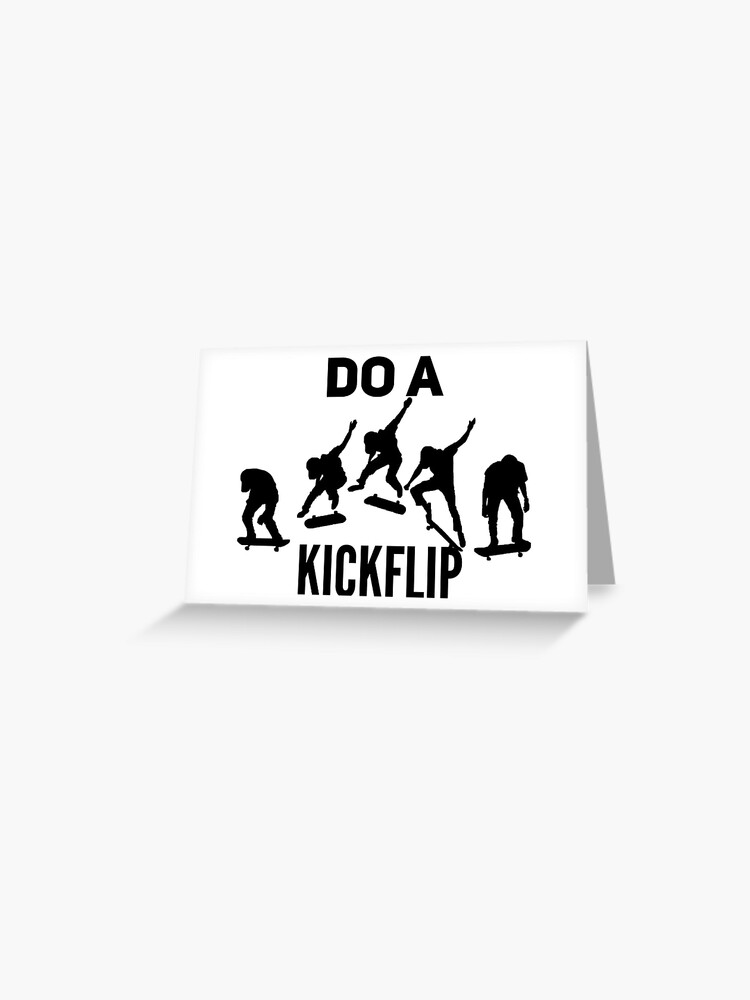 Do A Kickflip Sticker for Sale by T&L design Studios