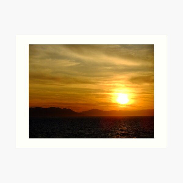Just another sunset (1) Art Print
