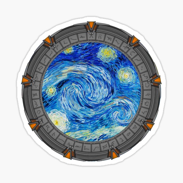 Sternennacht Sternentor Sticker