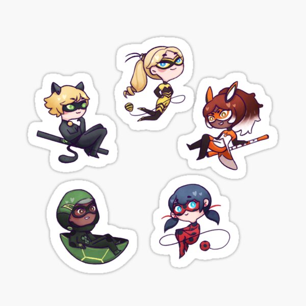 Miraculous Ladybug Stickers | Redbubble