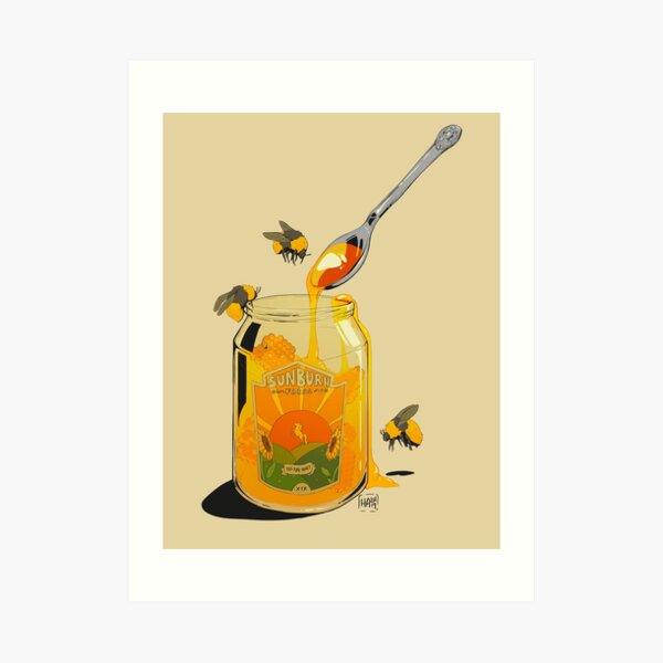 Honey Art Print