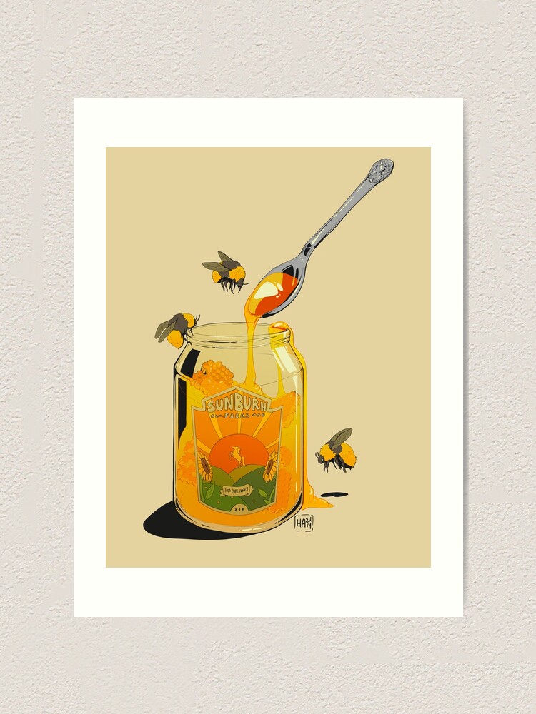 Alternate view of Honey Art Print