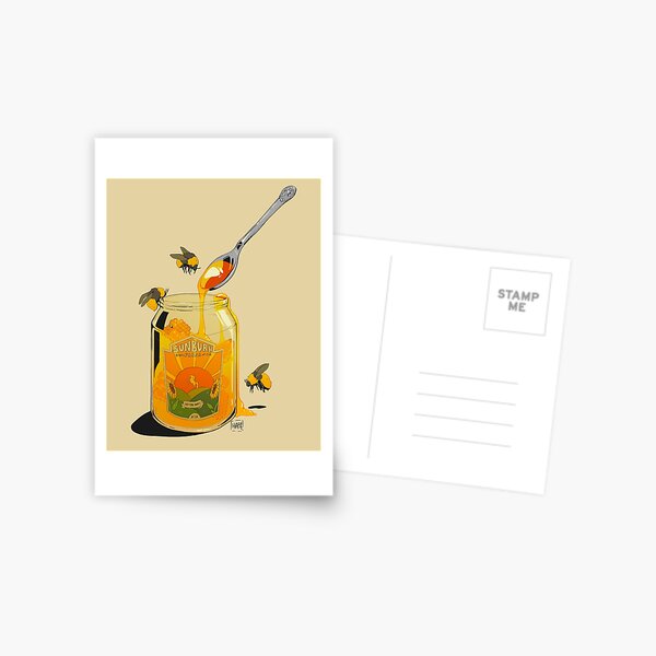 Honey Postcard