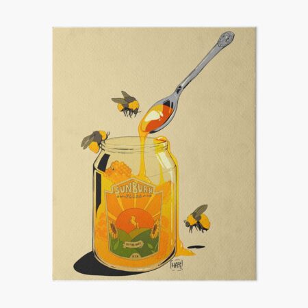Honey Art Board Print