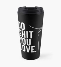 Taza de viaje Gary Vaynerchuk / Gary Vee - Mierda, AMAS - BLANCO