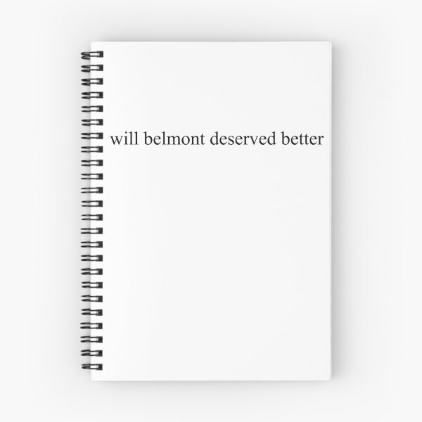 Item preview, will belmont deserved better designed and sold by aksav.