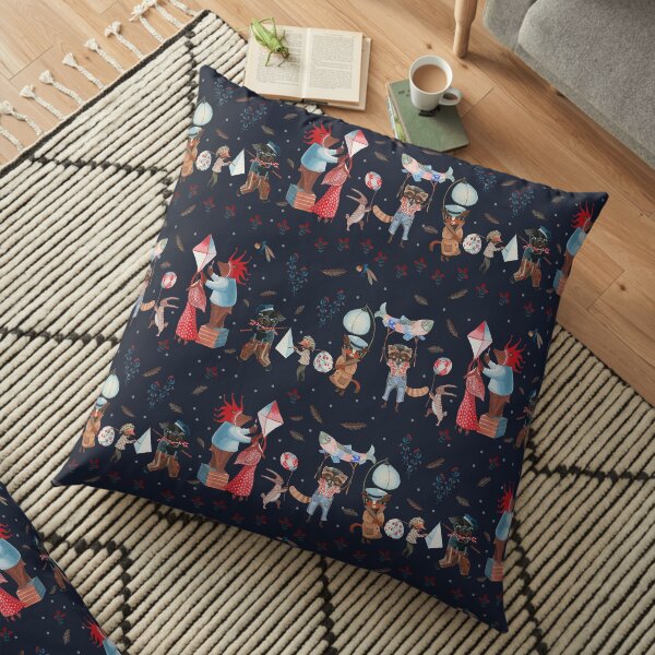 The long night parade Floor Pillow