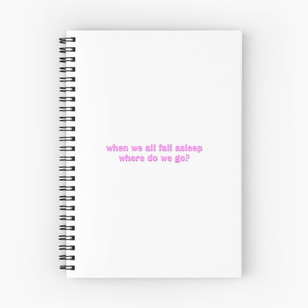 Item preview, when we all fall asleep lyrics designed and sold by taylorrsheetss.
