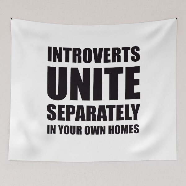 Item preview, Introverts Unite Light Theme designed and sold by Bad-Llama.