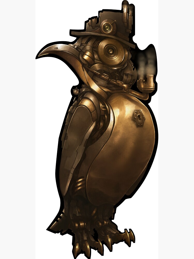 Steampunk Penguin by StarRealm