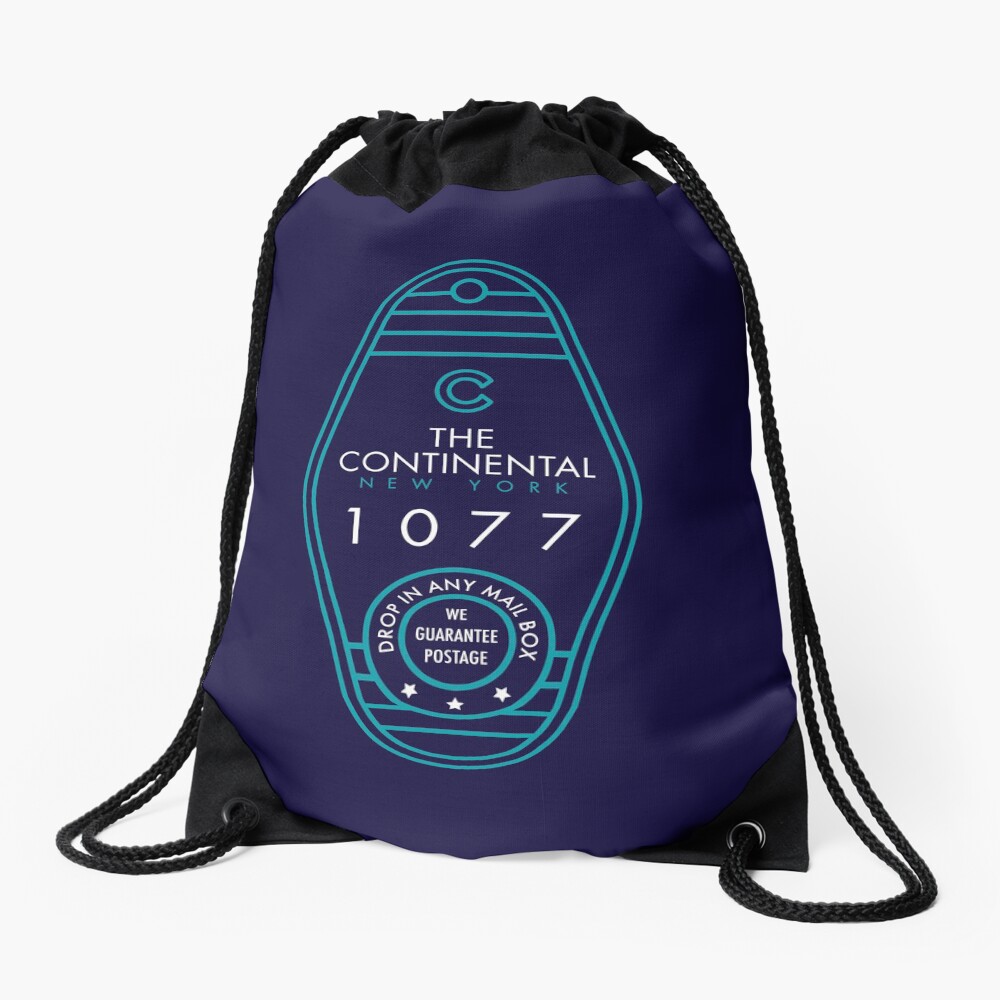 John Wick "The Continental" Continental Hotel Key Tag Drawstring Bag