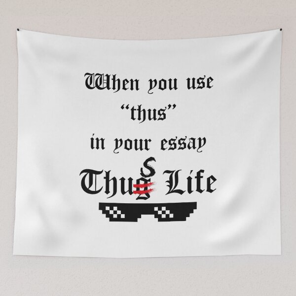 Item preview, Thus Life (v2) designed and sold by BlueRockDesigns.
