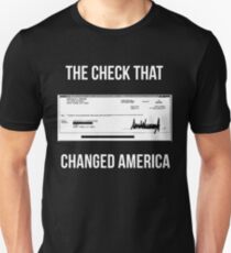 Trump Check That Changed America Unisex T-Shirt