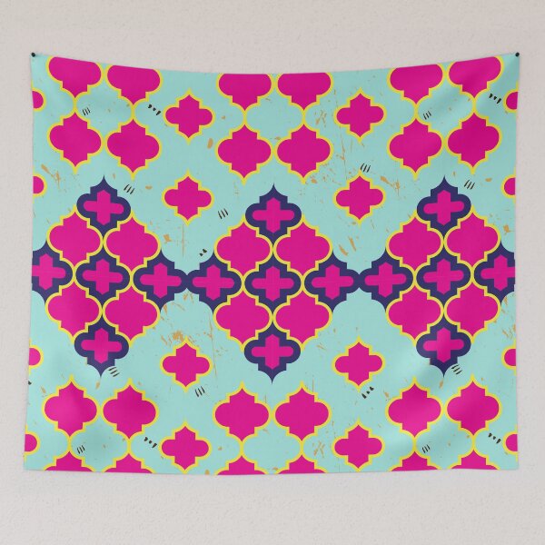 Item preview, Moroccan trellis Quatrefoil Pattern Mosaic Ogee designed and sold by Olga Matskevich.