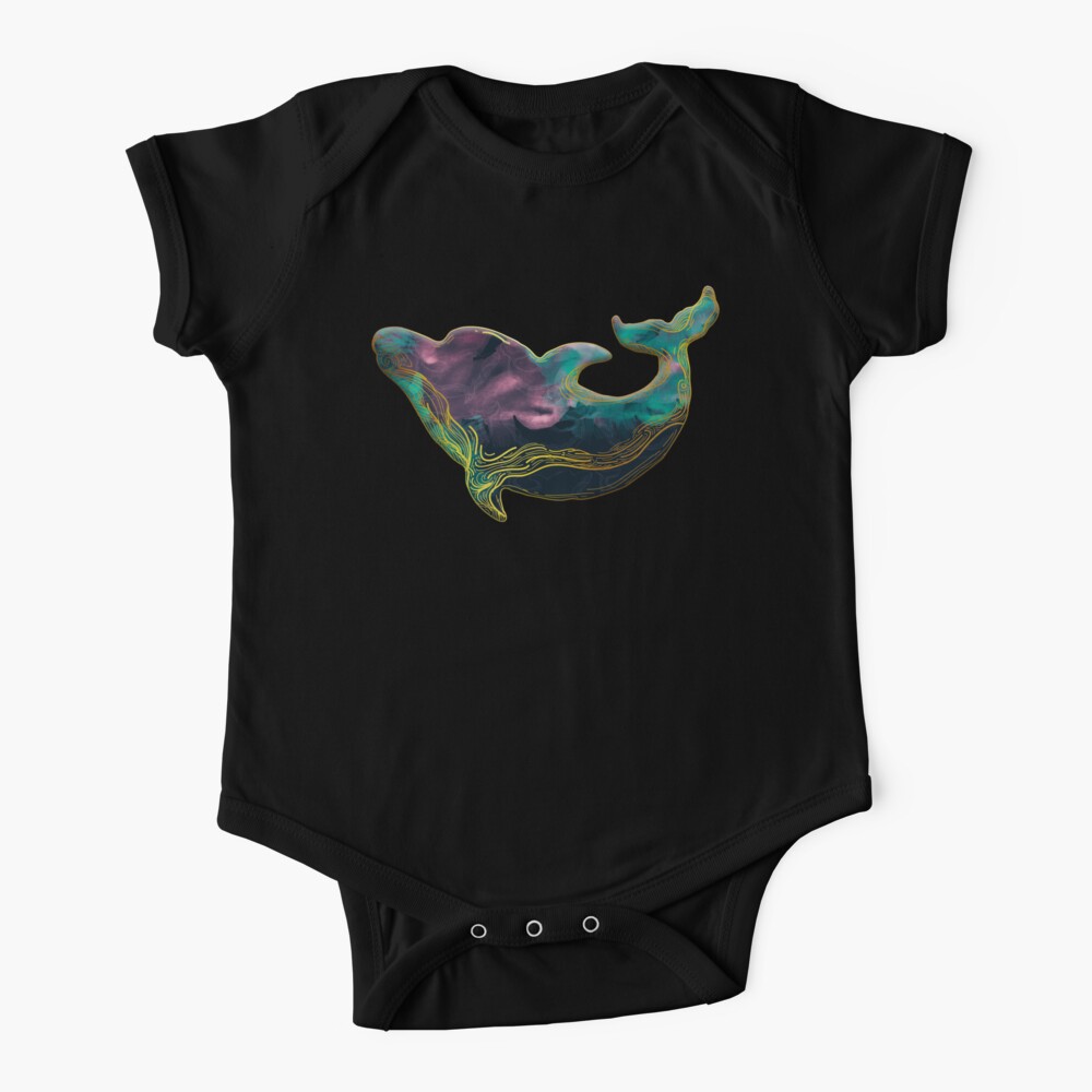 Delfin Art Modern Babystrampler