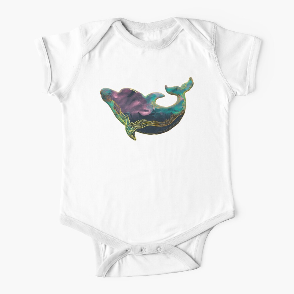 Delfin Art Modern Babystrampler