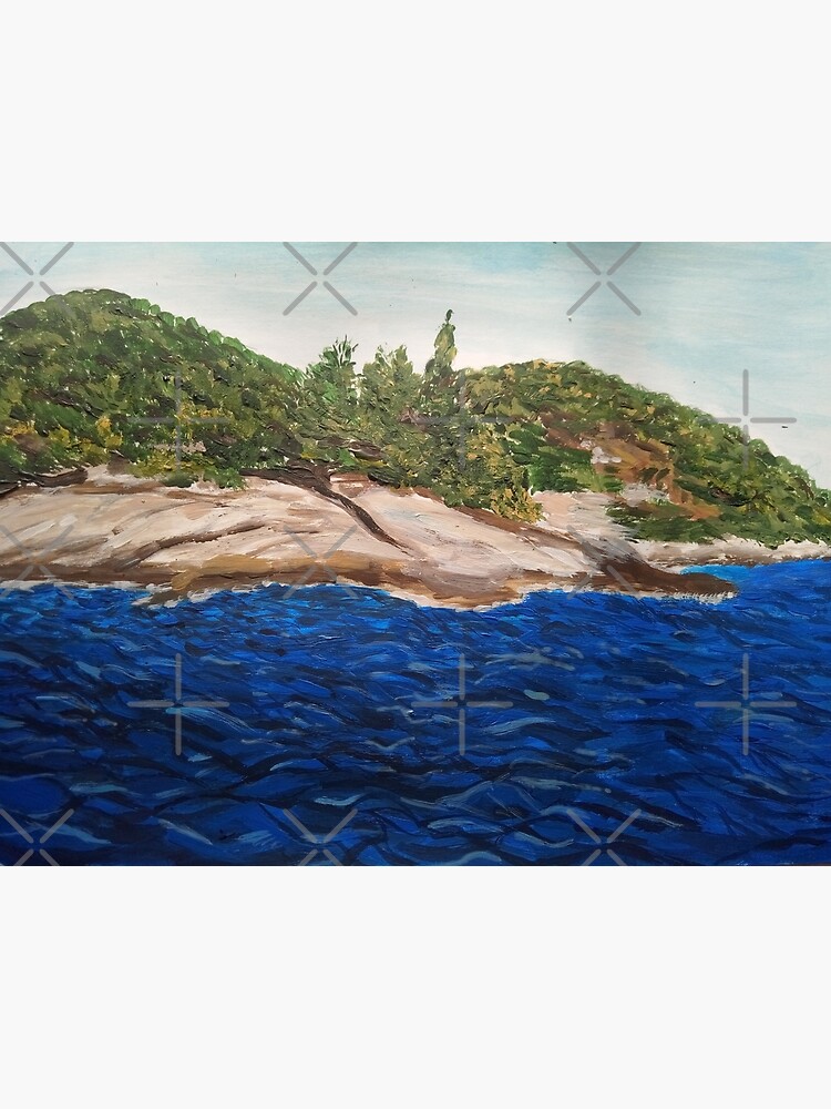 Seascape painting (Island Hvar/ Croatia) by IvanaKada