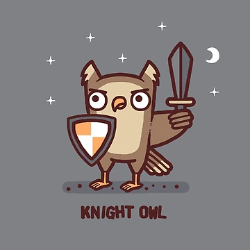 Artwork thumbnail, Knight owl by Randyotter