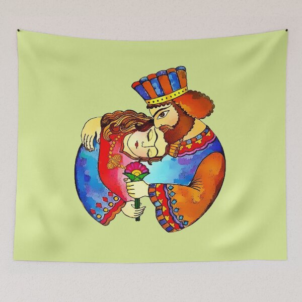 Item preview, Ancient persian king and queen designed and sold by doniainart.